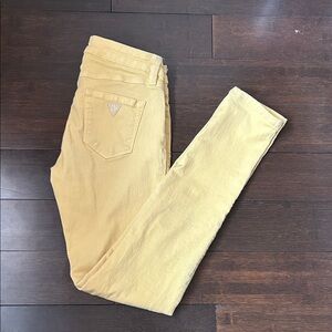 Guess Yellow Women's Skinny Jeans